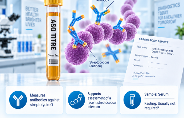 ASO, ANTI STREPTOLYSIN – O (ASO) TITRE, SERUM