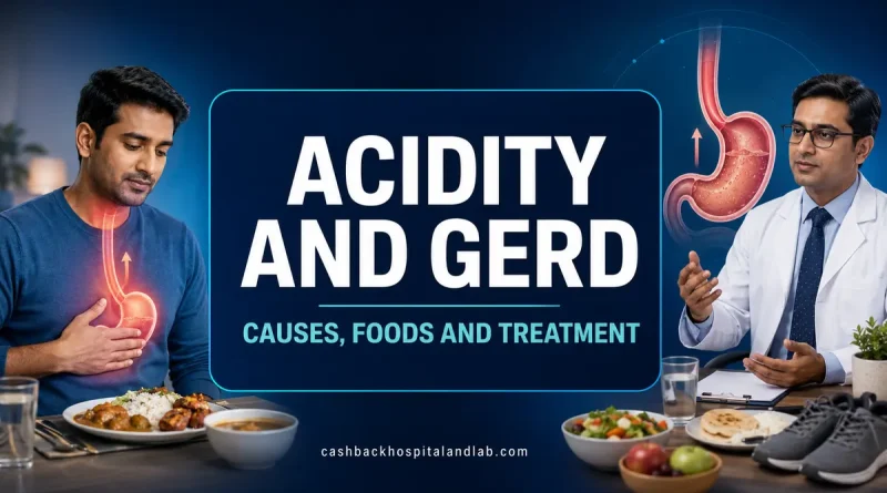 Acidity and GERD Causes, Foods and Treatment