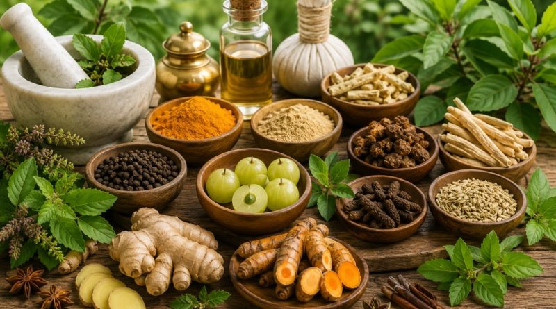 Ayurvedic Herbs That Are Popular Today—What Does Evidence Say